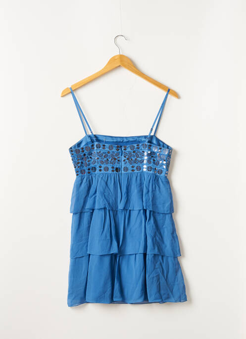 Robe courte bleu BCBGMAXAZRIA femme