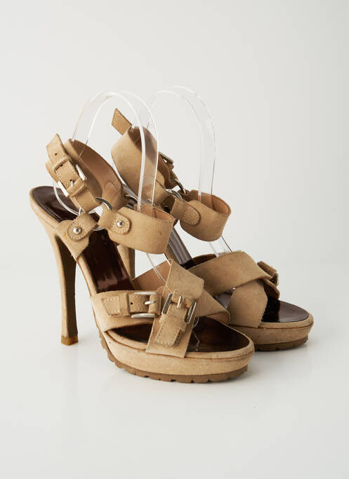 Sandales/Nu pieds beige BARBARA BUI pour femme