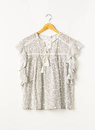 Blouse manches courtes manches courtes bleu DEBY DEBO femme