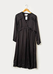 Robe mi-longue noir LEON & HARPER pour femme seconde vue