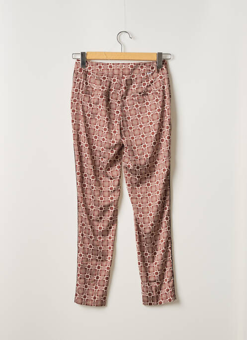 Pantalon 7/8 marron REIKO pour femme