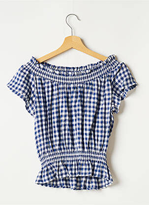 Blouse manches courtes manches courtes bleu RAILS femme