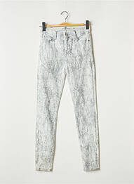 Jeans coupe slim stretch taille normale bleu 7 FOR ALL MANKIND femme