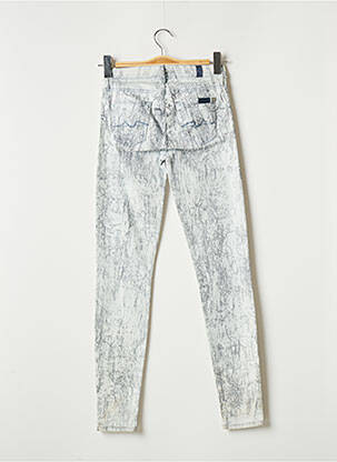 Jeans coupe slim stretch taille normale bleu 7 FOR ALL MANKIND femme