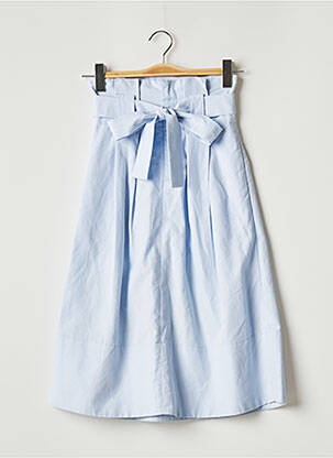 Jupe mi-longue coupe évasée bleu CLUB MONACO femme