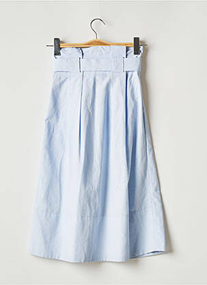 Jupe mi-longue coupe évasée bleu CLUB MONACO femme