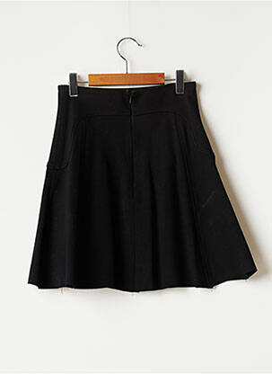 Jupe courte fermeture zippée au dos noir REFORMATION femme
