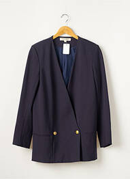 Blazer poches bleu PIERRE HENRY BOR femme