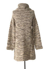Robe pull beige LA FEE MARABOUTEE pour femme seconde vue