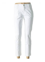 Pantalon 7/8 blanc LA FEE MARABOUTEE pour femme seconde vue