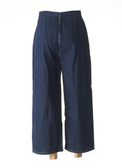 Pantalon 7/8 bleu LA FEE MARABOUTEE pour femme seconde vue