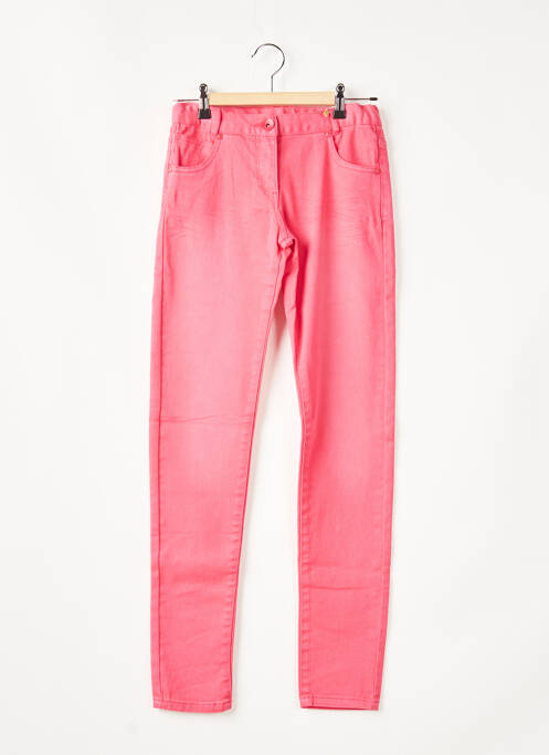 Jeans coupe slim rose BOBOLI pour fille