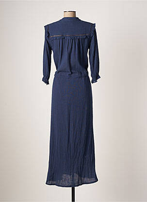 Robe longue manches longues manches longues bleu SCARLET ROOS femme