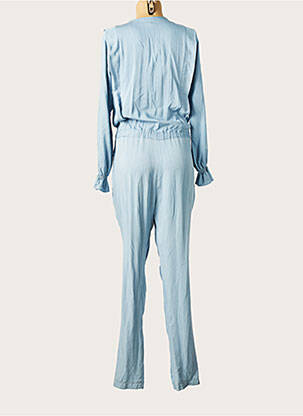 Combi-pantalon fermeture boutonnée sur le devant manches longues bleu SCARLET ROOS femme