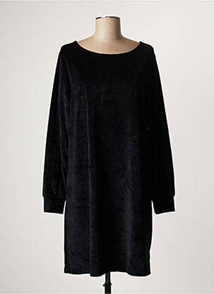 Robe courte manches longues manches longues noir DIPLODOCUS femme