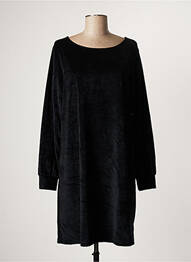 Robe courte manches longues manches longues noir DIPLODOCUS femme