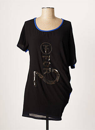 Tunique manches courtes bleu F&2 pour femme