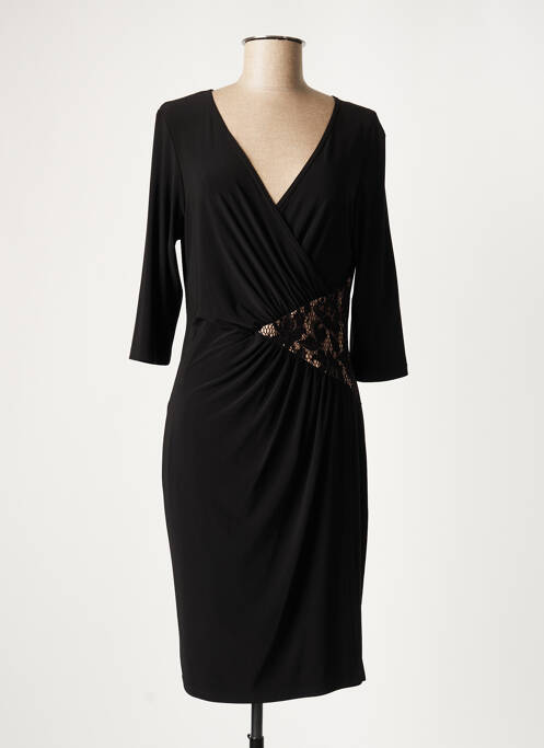 Robe mi-longue noir JOSEPH RIBKOFF pour femme