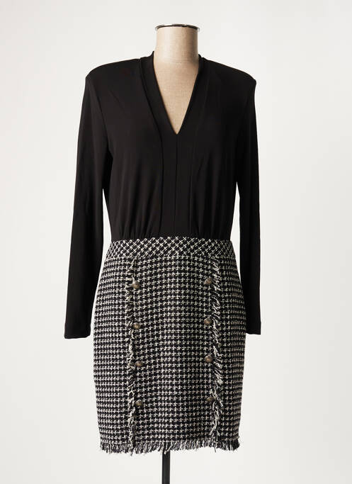 Robe mi-longue noir KOCCA pour femme