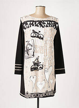French Connection - Robe longue à imprimé fleuri - Noir
