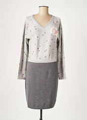 Robe pull gris ANAKAPALLE pour femme seconde vue