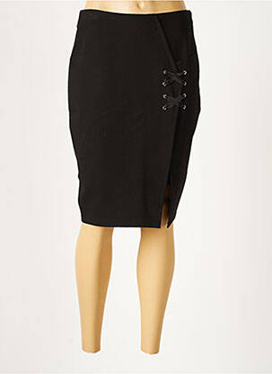 Jupe mi-longue stretch noir PICADILLY femme