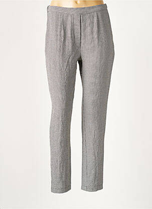Pantalon slim taille élastique taille normale noir KOKOMARINA femme