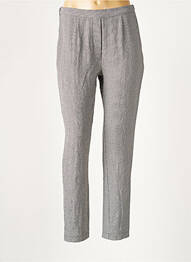 Pantalon slim taille élastique taille normale noir KOKOMARINA femme