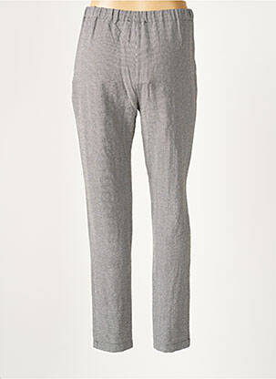 Pantalon slim taille élastique taille normale noir KOKOMARINA femme