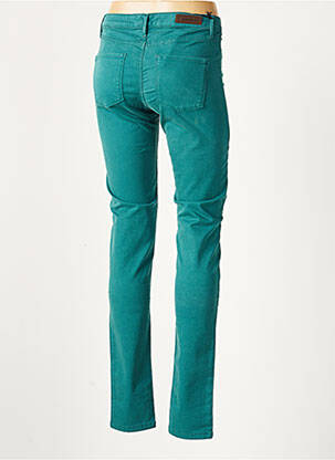 Pantalon slim taille basse taille basse bleu DENIM STUDIO femme