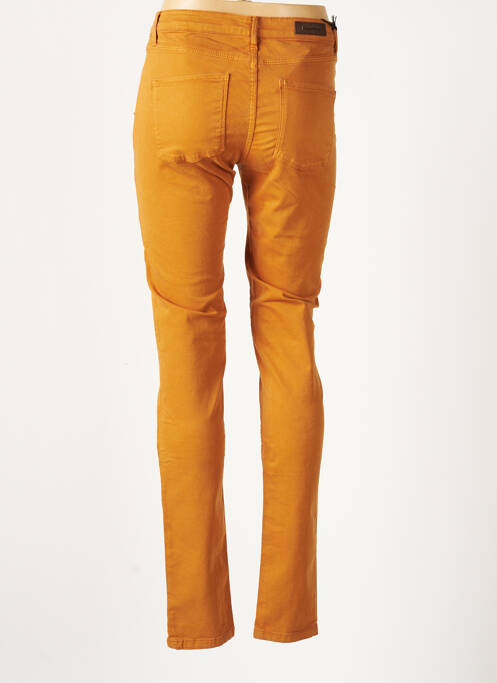Pantalon slim jaune DENIM STUDIO pour femme