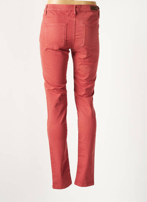 Pantalon slim rouge DENIM STUDIO pour femme
