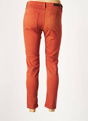 Pantalon 7/8 stretch taille normale orange DENIM STORIES femme