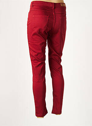 Pantalon slim stretch taille normale rouge DIPLODOCUS femme