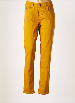 Pantalon slim jaune FUEGO WOMAN pour femme