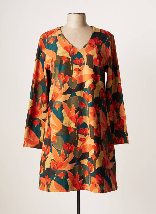 Robe courte orange MD'M pour femme