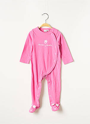 Pyjama rose 3 POMMES pour fille