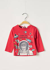 T-shirt rouge BOBOLI pour garçon seconde vue