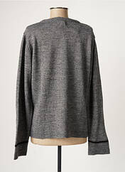 Gilet manches longues gris JEAN DELFIN pour femme seconde vue