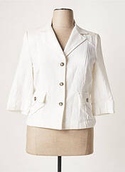 Veste casual blanc JEAN DELFIN pour femme seconde vue