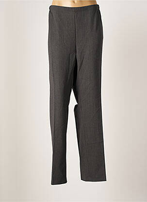 Pantalon droit gris FRANCE RIVOIRE pour femme
