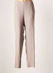 Pantalon droit beige FRANCE RIVOIRE pour femme seconde vue