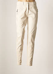 Pantalon slim beige SUMMUM pour femme seconde vue