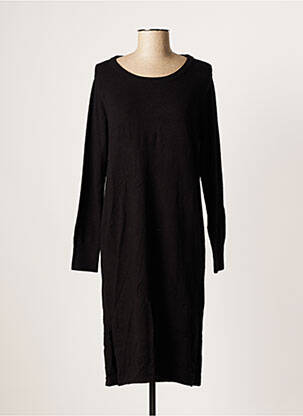 Robe pull noir ICHI pour femme