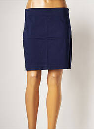 Jupe courte fermeture zip latéral bleu LA FIANCEE DU MEKONG femme