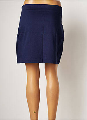 Jupe courte fermeture zip latéral bleu LA FIANCEE DU MEKONG femme