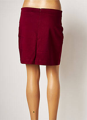 Jupe courte coupe droite rouge LA FIANCEE DU MEKONG femme