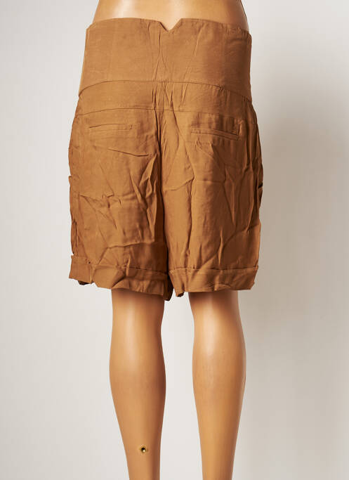 Short marron VILA pour femme