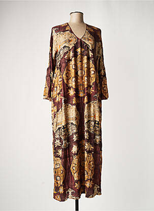 Robe longue violet LA FEE MARABOUTEE femme