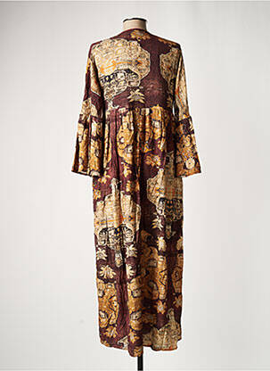 Robe longue violet LA FEE MARABOUTEE femme
